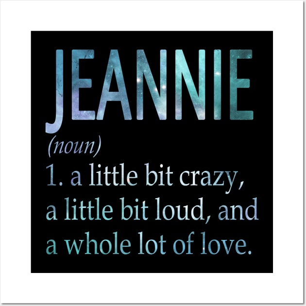 Jeannie Wall Art by Ban Guns Not Books- Typography fullcolor